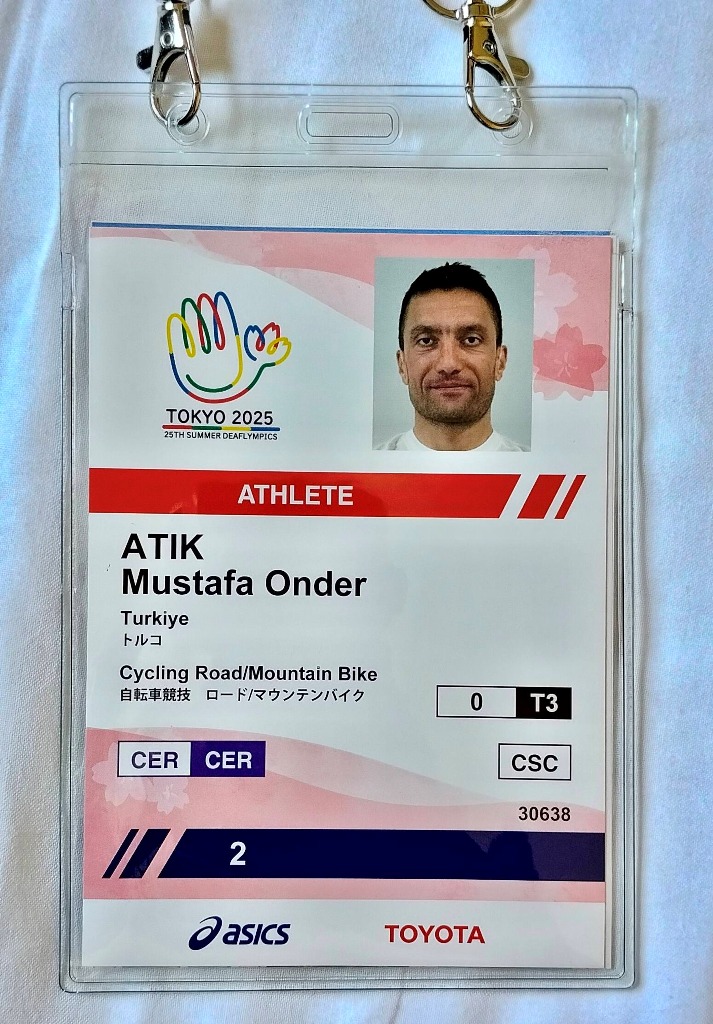 Mustafa Önder Atik Tokyo 2025 sporcu akreditasyonu